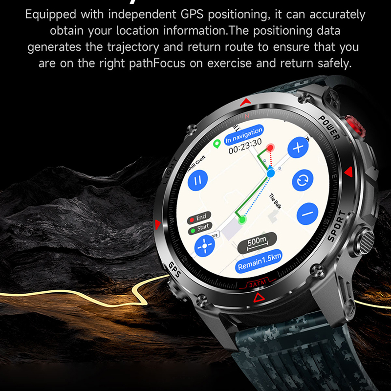 T-Rex 3 Ingebouwde dual-band G - Altimeter Compass Watch recensie en prijs