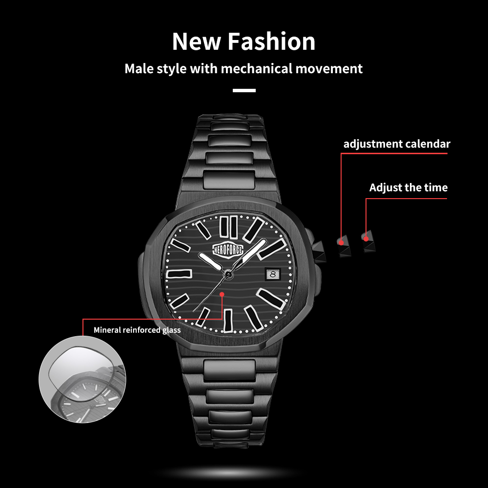 HEROFORCE Nieuw saffier waterd - Smartwatch Luxury Watches For Men recensie en prijs