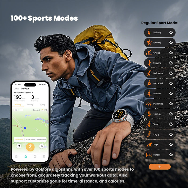 2026 Nieuwe Militaire TANK X3  - Smartwatch Watches Gift For Men recensie en prijs