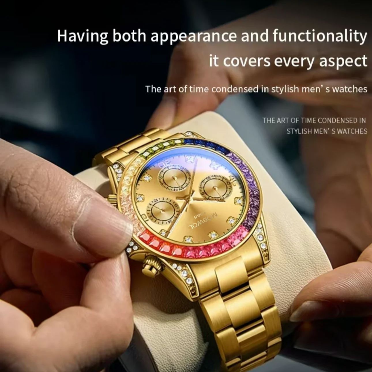 Nieuw MOBWOL herenhorloge High - Smartwatch Luxury Watches For Men recensie en prijs