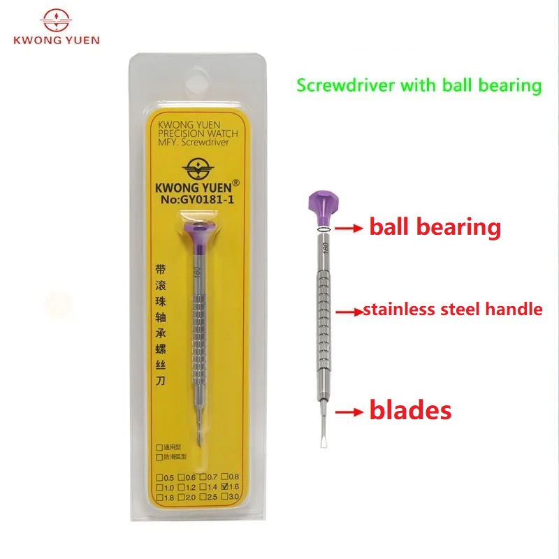 Kwong Yuen Schroevendraaiers V - Watchmaker Screwdriver recensie en prijs