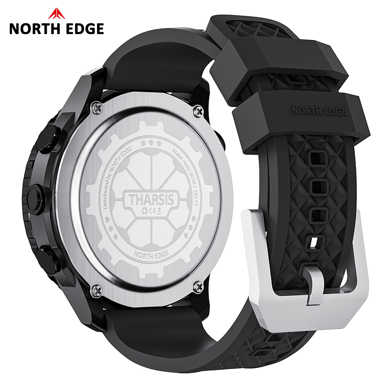 NORTH EDGE THARSIS Heren Carbo - Altimeter Compass Watch recensie en prijs
