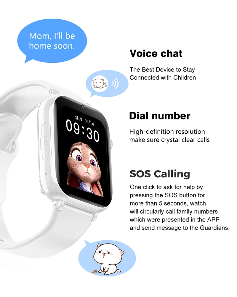 2025 Smart Watch Kinderen LBS  - Smartwatch Watches Gift For Girls recensie en prijs