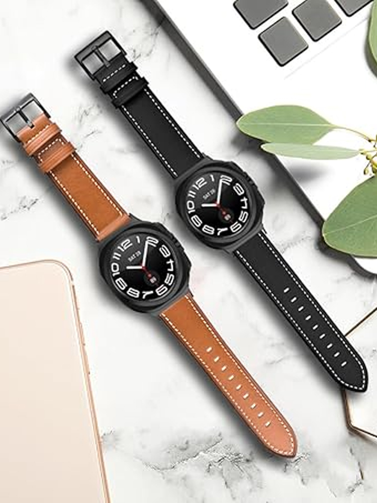 Lederen band voor Samsung Gala - Smartwatch Samsung Watches For Women recensie en prijs