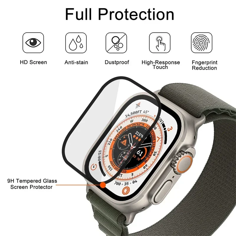 Volledig gebogen schermbescher - Iwatch Smartwatch Series 7 recensie en prijs