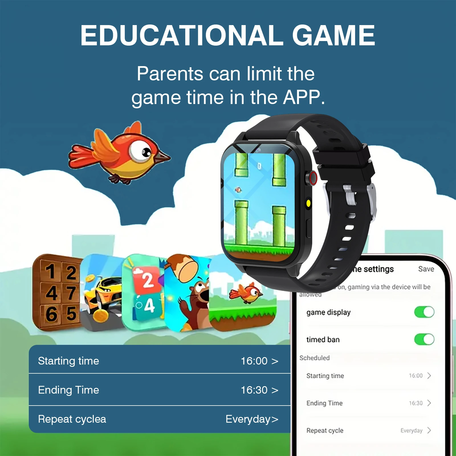 Smartwatch voor kinderen, 18 g - Smartwatch Watches Gift For Girls recensie en prijs