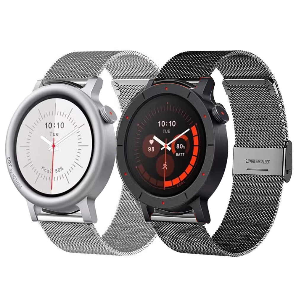 Mesh Horlogeband voor CMF Horl - Smartwatch Nothing Watches recensie en prijs
