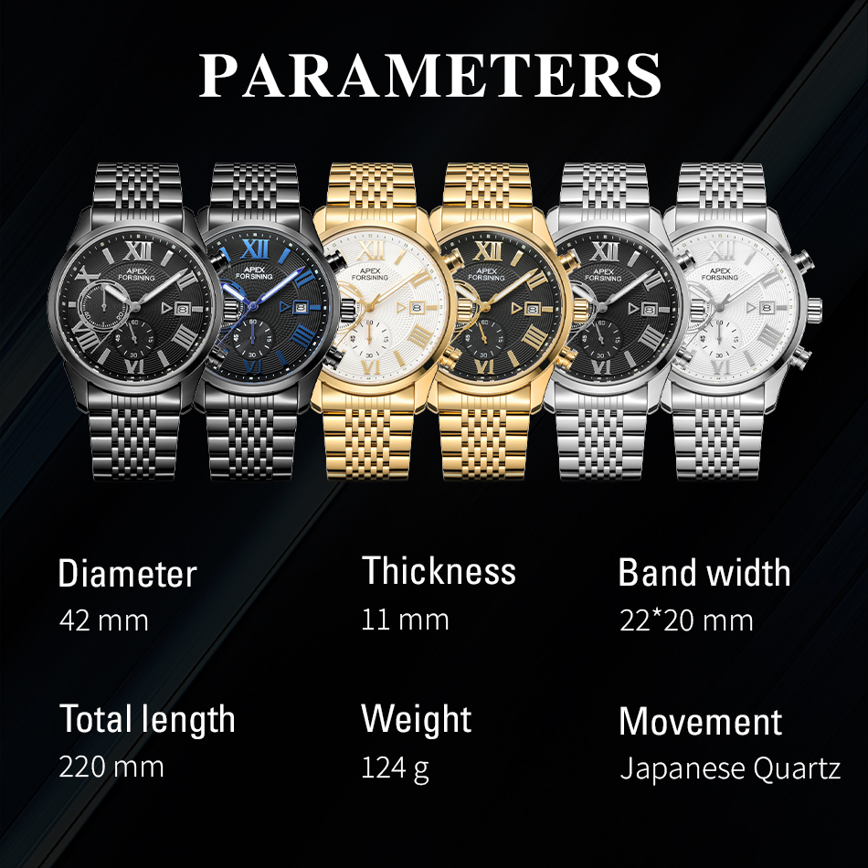 Forsining AF2502S Luxe Merk Ma - Smartwatch Branded Watches For Men recensie en prijs