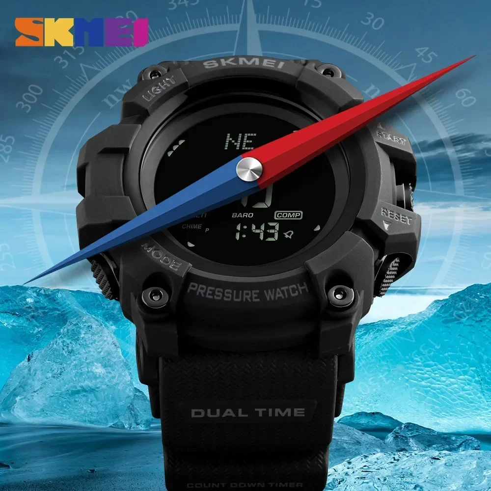 Skmei 1358 Hoogtemeter Weer Tr - Altimeter Compass Watch recensie en prijs