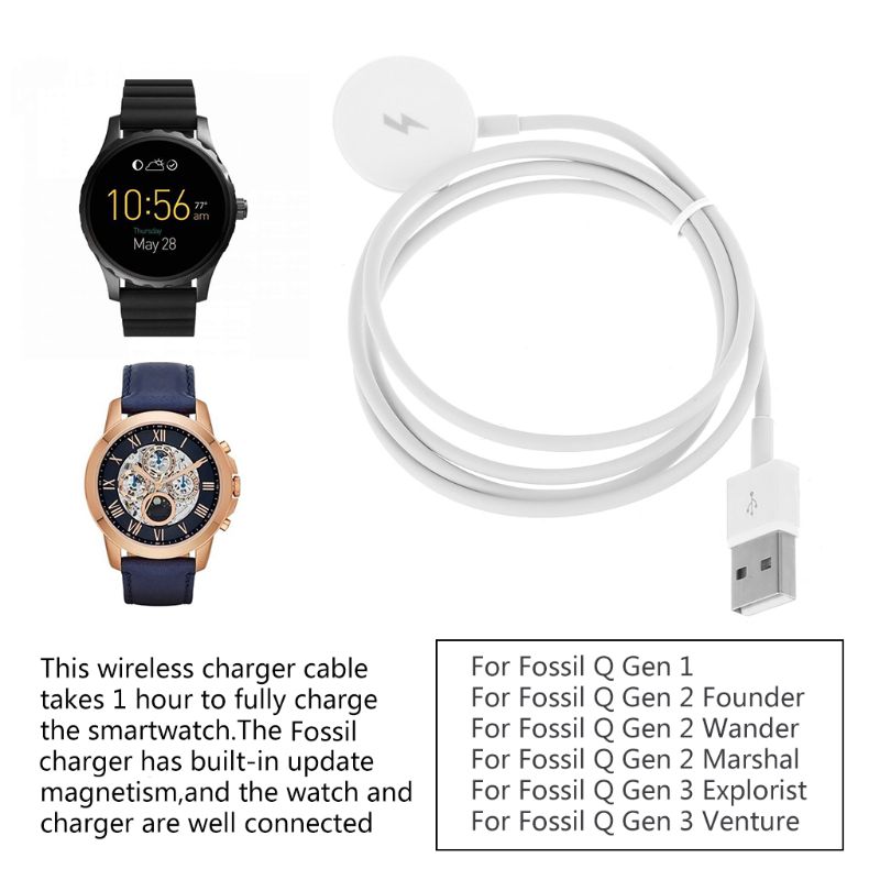 USB-horloge-opladeradapter Sma - Fossil Watches Smartwatch Charger recensie en prijs