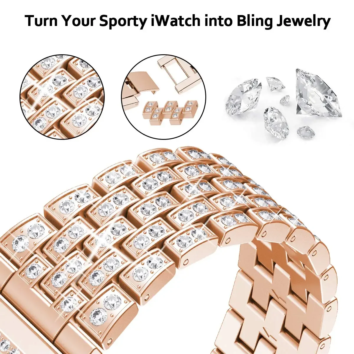 Diamanten band voor Samsung Ga - Smartwatch Samsung Watches For Women recensie en prijs