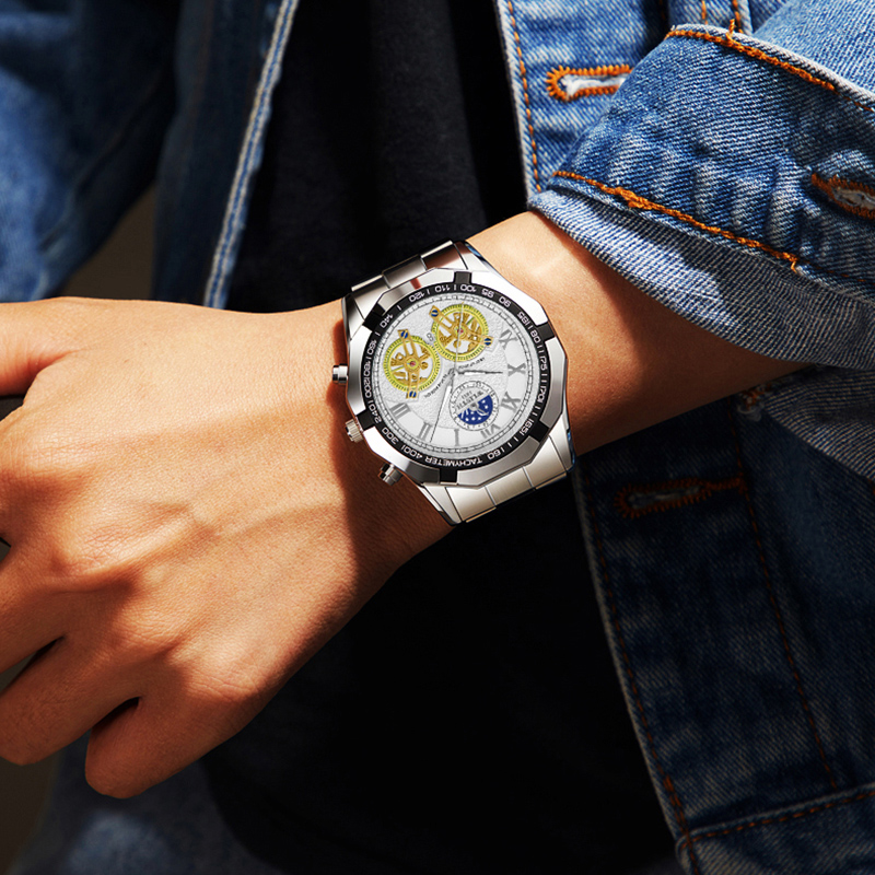 Luxe merk heren quartzhorloges - Smartwatch Branded Watches For Men recensie en prijs