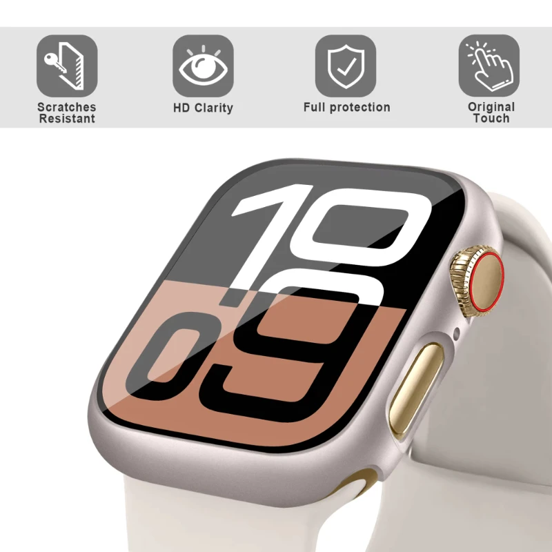 1-2pcsGlass + Cover Voor Apple - Iwatch Smartwatch Series 7 recensie en prijs