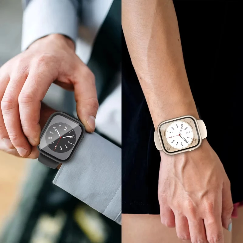 1-2pcsGlass + Cover Voor Apple - Iwatch Smartwatch Series 7 recensie en prijs