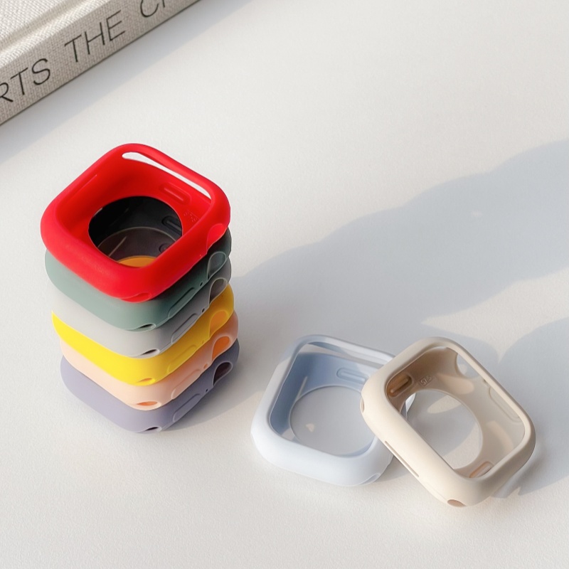 Zachte siliconen hoes voor App - Iwatch Smartwatch Series 7 recensie en prijs