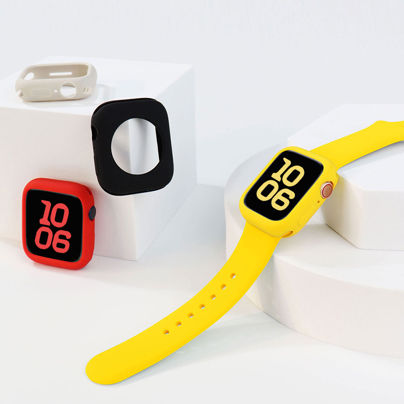 Zachte siliconen hoes voor App - Iwatch Smartwatch Series 7 recensie en prijs