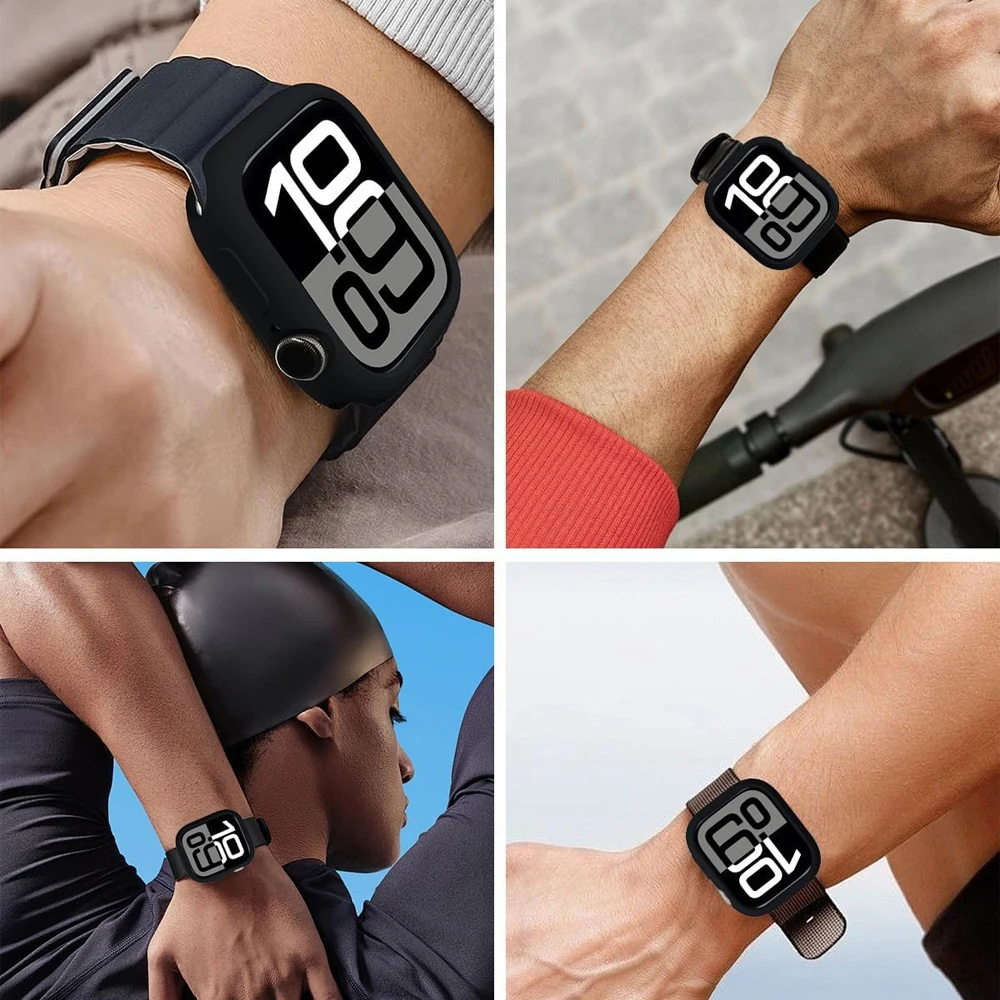 Zachte siliconen hoes voor App - Iwatch Smartwatch Series 7 recensie en prijs