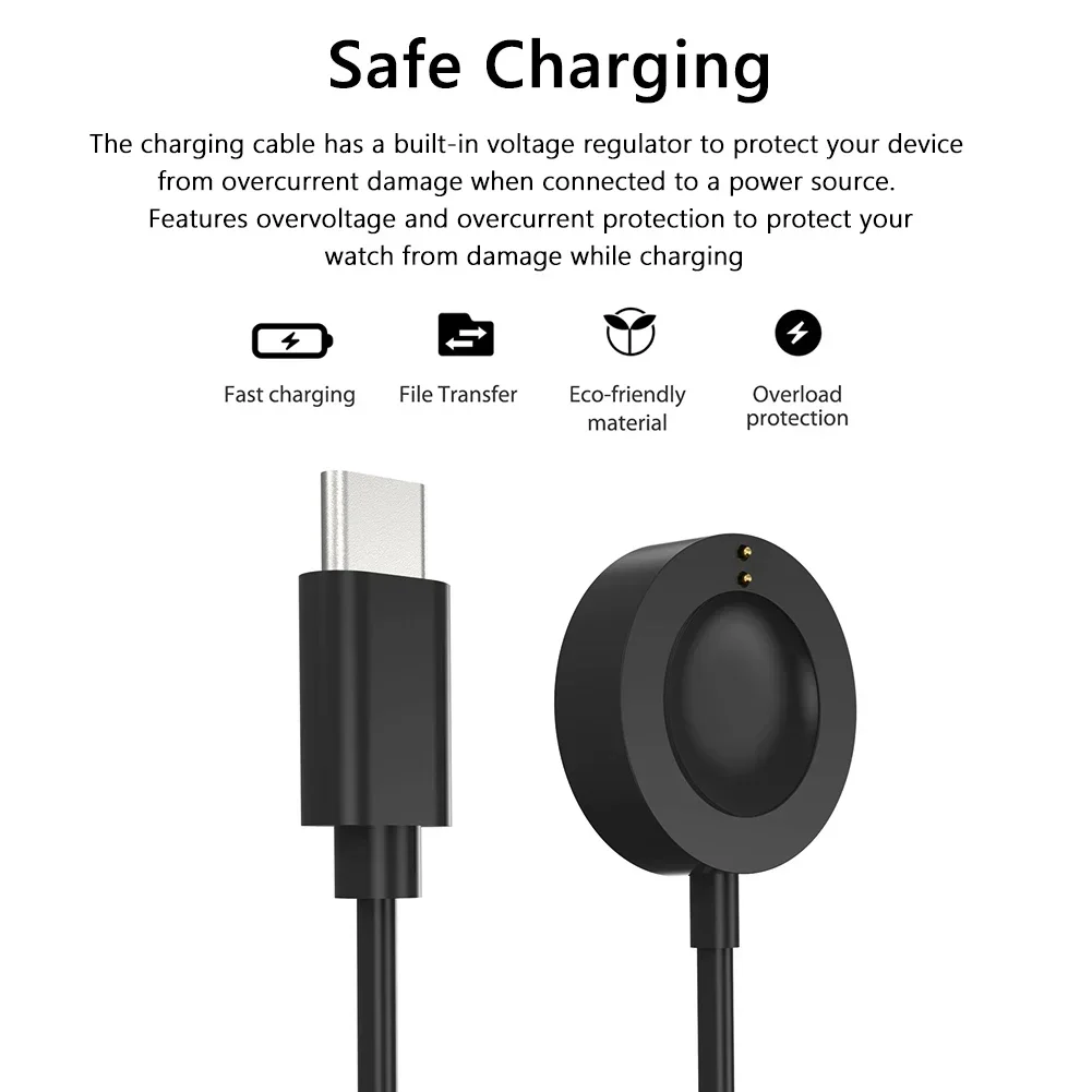 1M USB Type-C Magnetische Snel - Fossil Watches Smartwatch Charger recensie en prijs