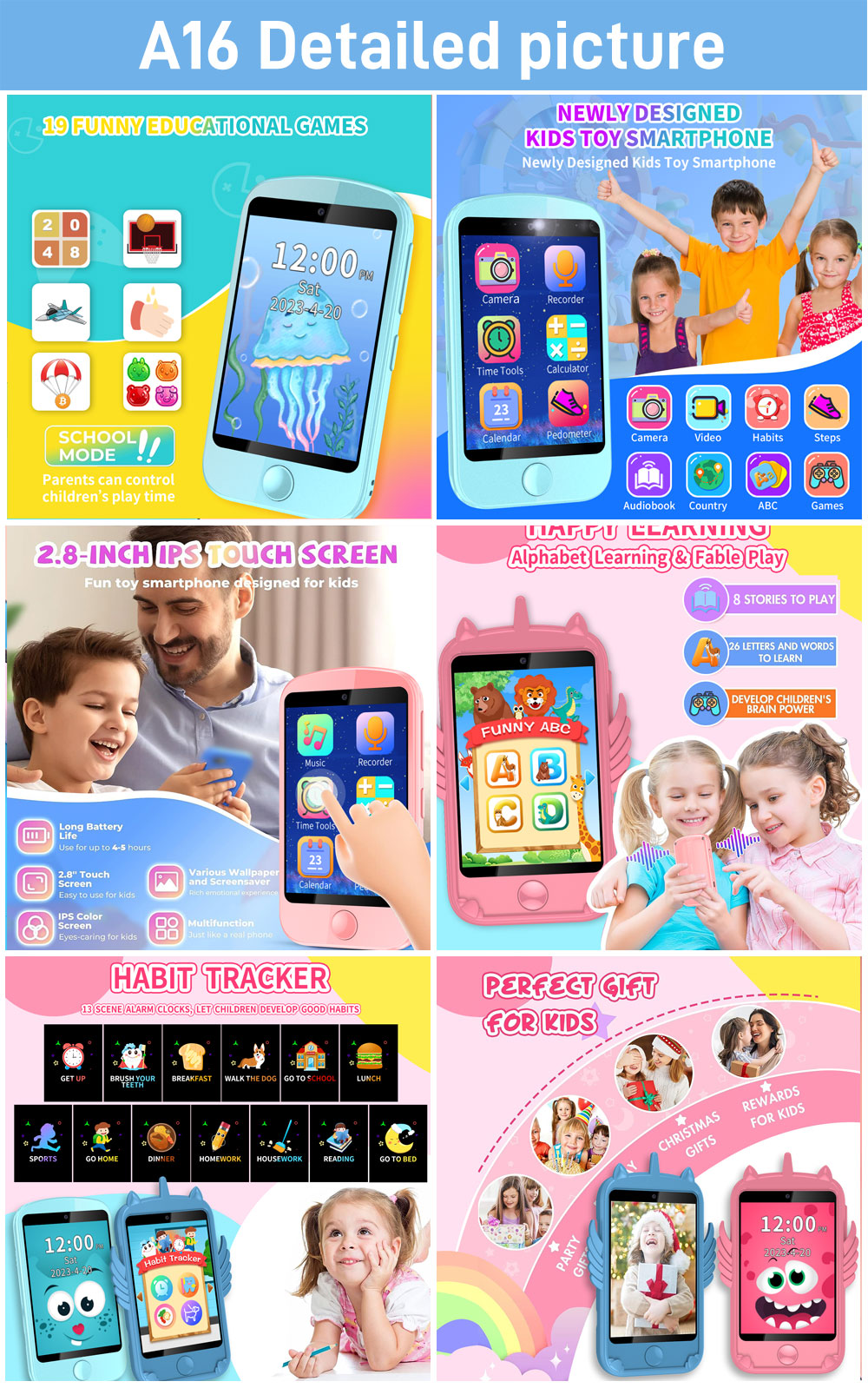 2G 4G Kids Smart Watch Telefoo - Smartwatch Watches Gift For Girls recensie en prijs