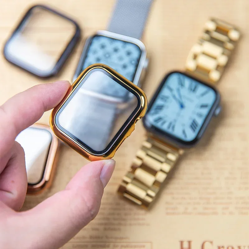 Glazen + Hoes Voor Apple Watch - Iwatch Smartwatch Series 7 recensie en prijs