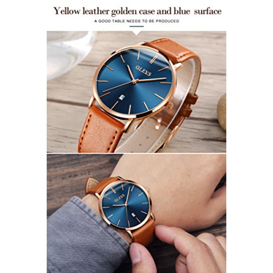 OLEVS Heren lederen horloges Z - Smartwatch Watches For Men Digital recensie en prijs