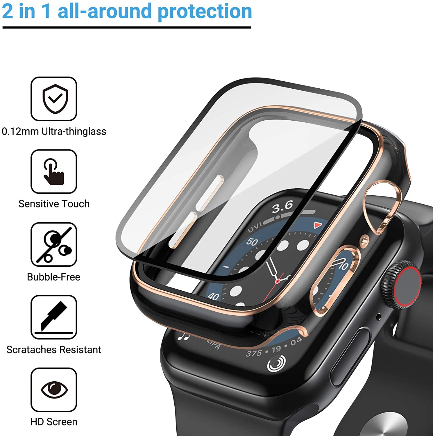 Hoes Voor Apple Watch Case 44M - Iwatch Smartwatch Series 7 recensie en prijs