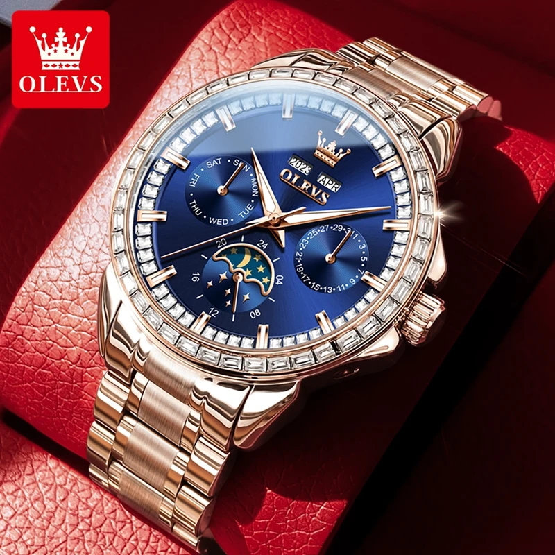 OLEVS 6695 NIEUWE herenhorloge - Altimeter Compass Watch recensie en prijs