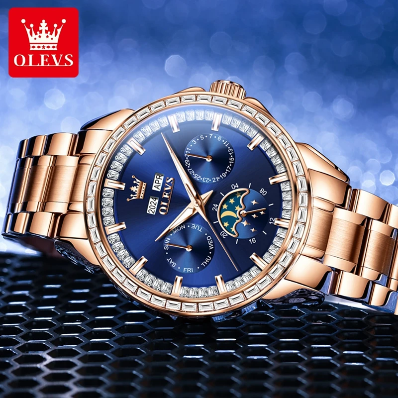 OLEVS 6695 NIEUWE herenhorloge - Altimeter Compass Watch recensie en prijs