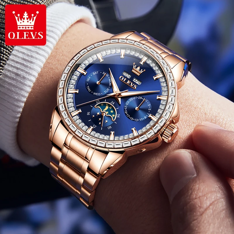 OLEVS 6695 NIEUWE herenhorloge - Altimeter Compass Watch recensie en prijs