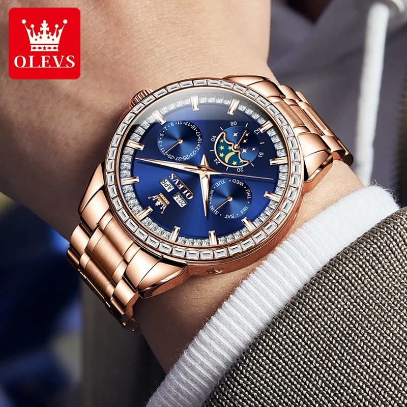 OLEVS 6695 NIEUWE herenhorloge - Altimeter Compass Watch recensie en prijs