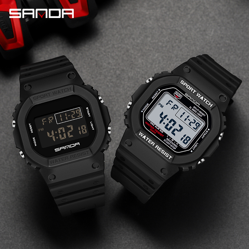 SANDA G-stijl digitaal horloge - Tide Watch Surf recensie en prijs