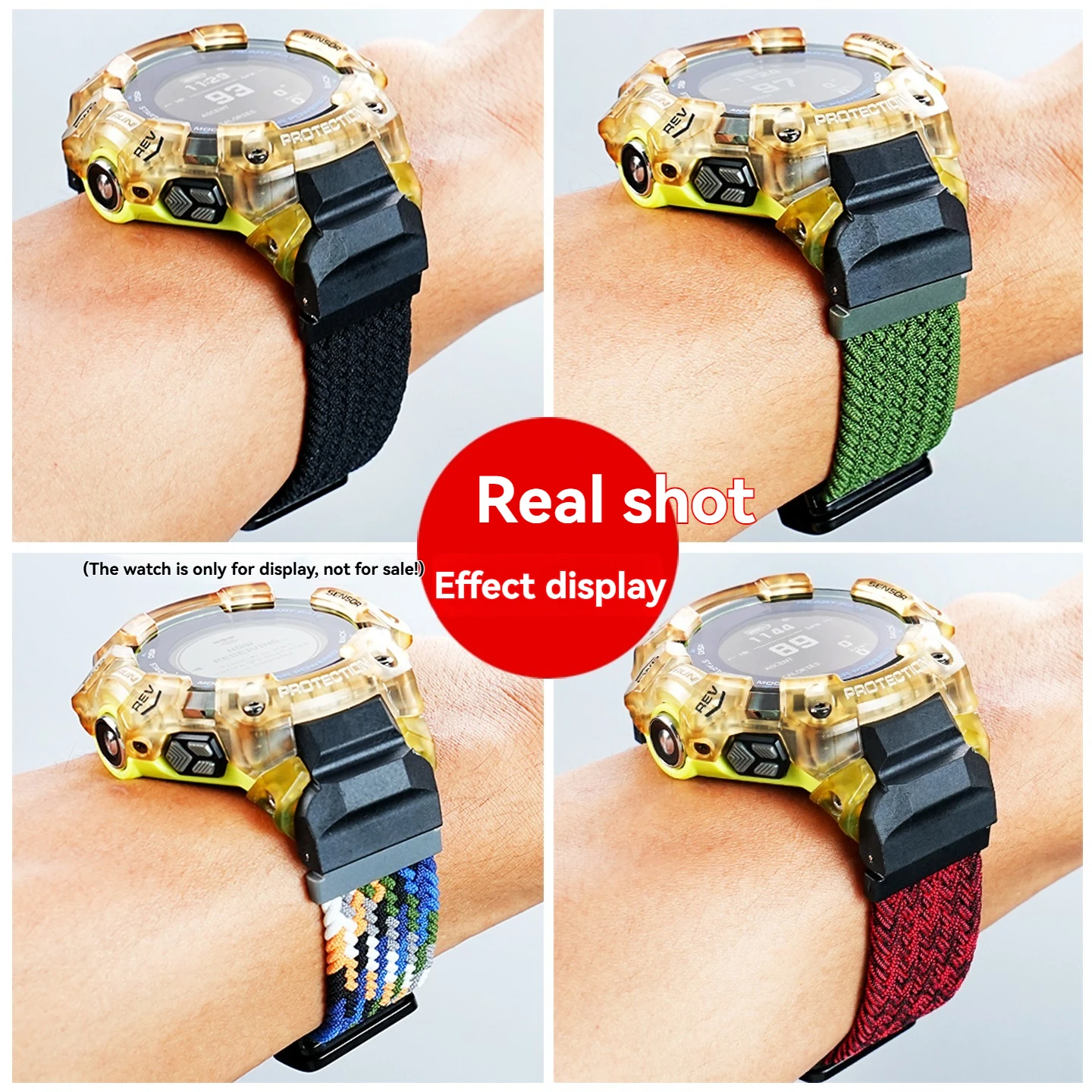 GBD H1000 elastische nylon hor - Casio Watches Smartwatch recensie en prijs