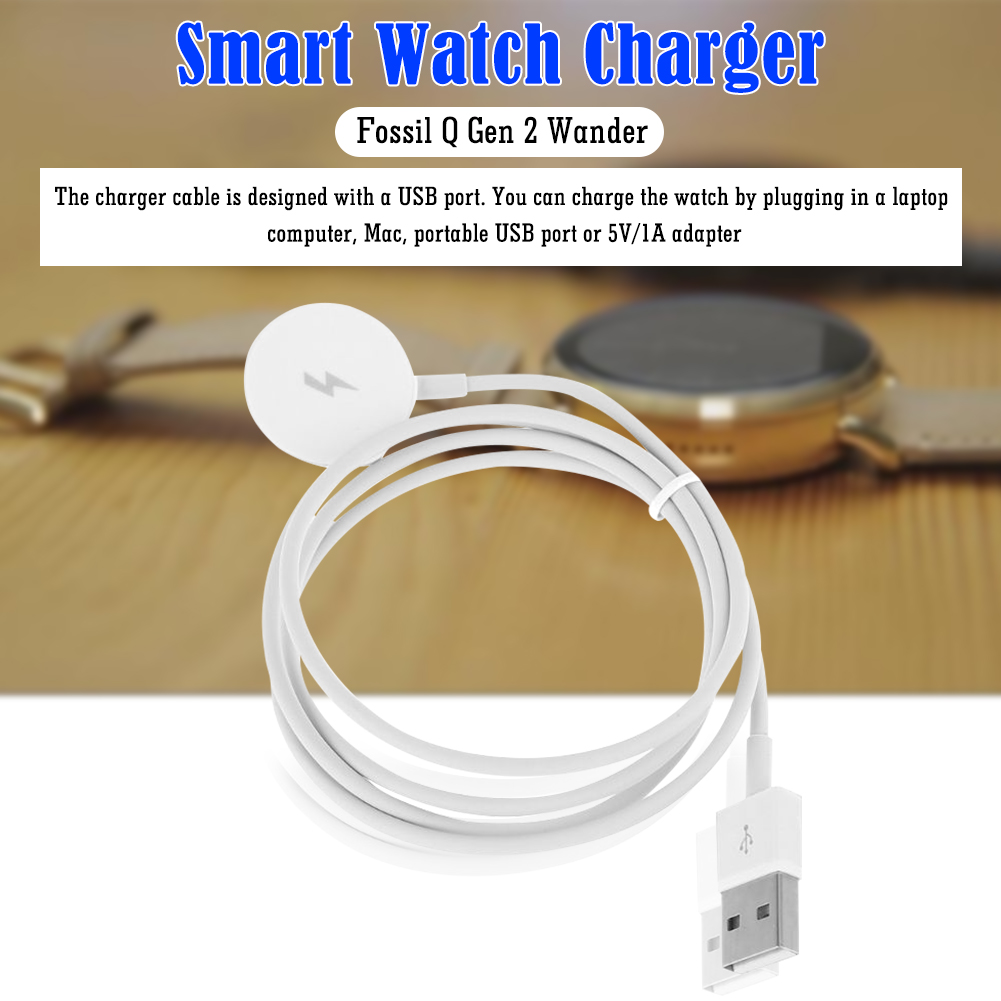 Horloge-oplaadkabel USB-oplaad - Fossil Watches Smartwatch Charger recensie en prijs