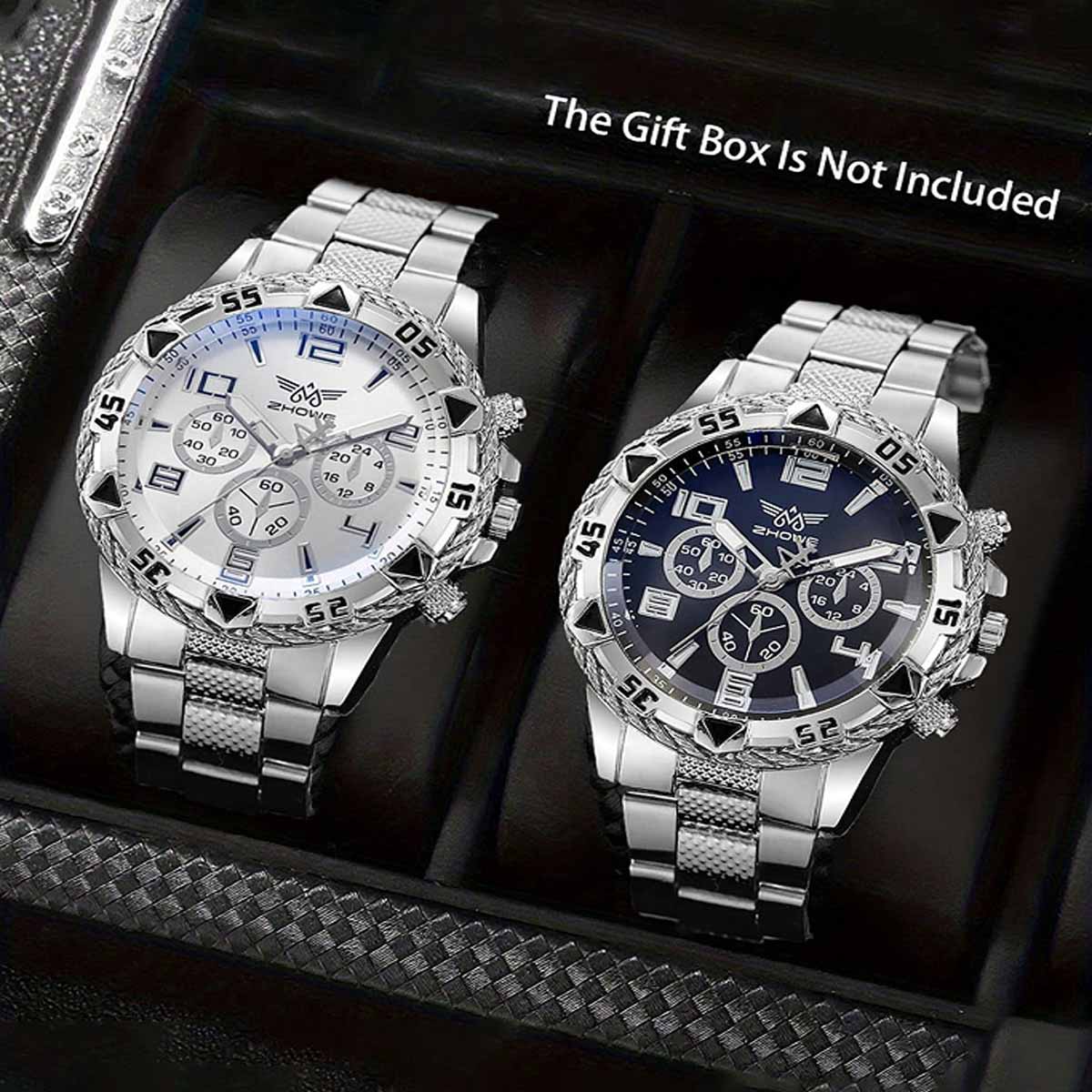 2 stks/set heren zakelijke hor - Smartwatch Watches For Men Digital recensie en prijs