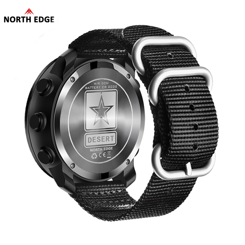 NORTH EDGE DESERT Heren Digita - Altimeter Compass Watch recensie en prijs