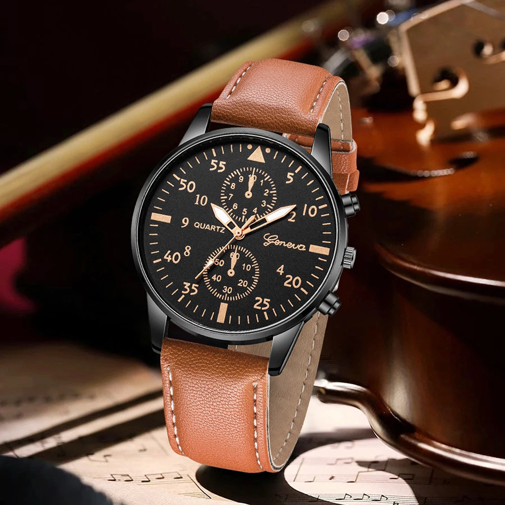 AAA3Pcs Geneva Heren Chronogra - Smartwatch Watches Gift For Men recensie en prijs