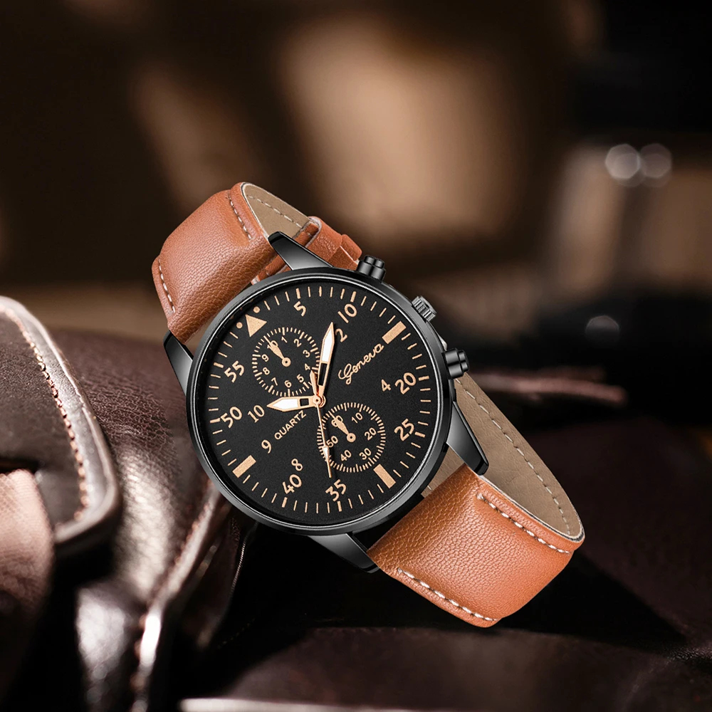AAA3Pcs Geneva Heren Chronogra - Smartwatch Watches Gift For Men recensie en prijs